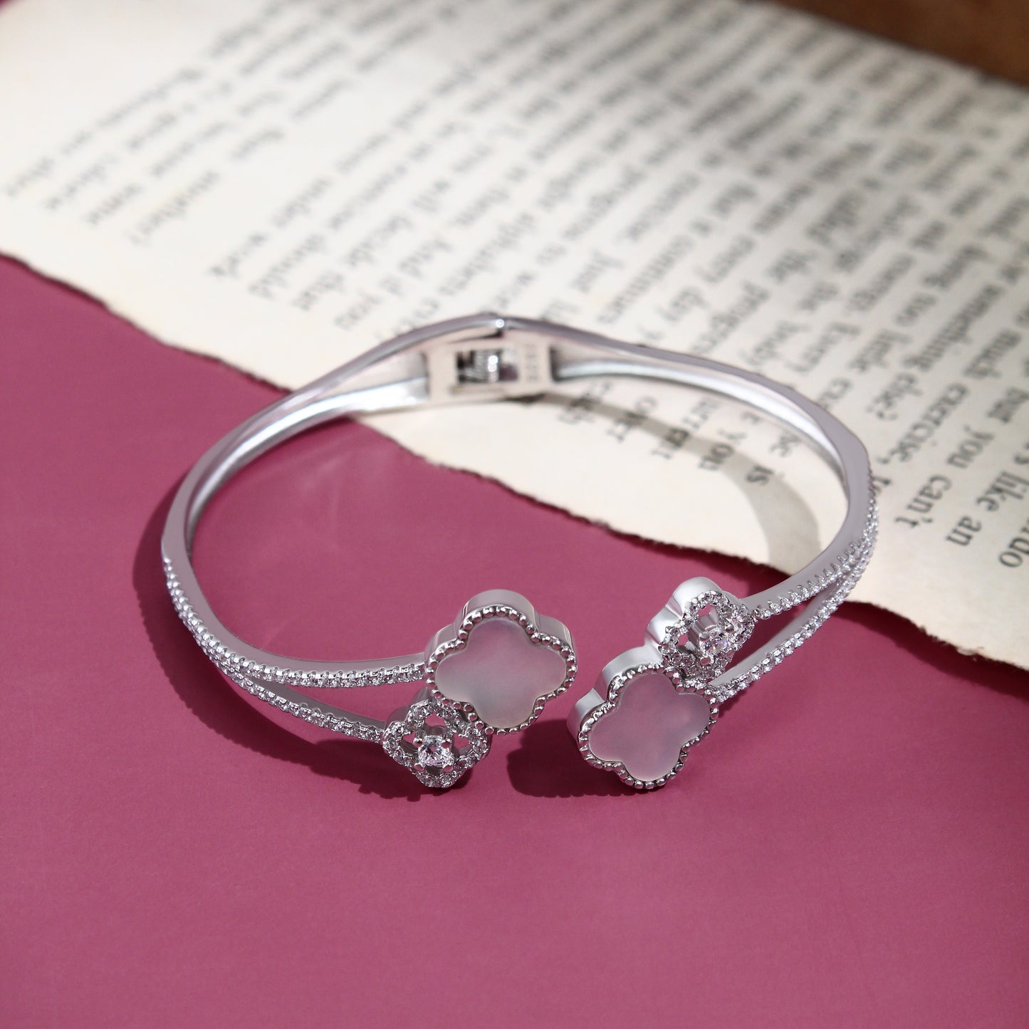 Floral Elegance Bracelet – 925 Sterling Silver