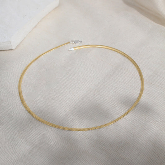Gold Hasli Chain Necklace – 925 Sterling Silver