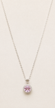 Pink Halo Pendant Chain