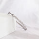 Wave Sparkle Bracelet – 925 Sterling Silver