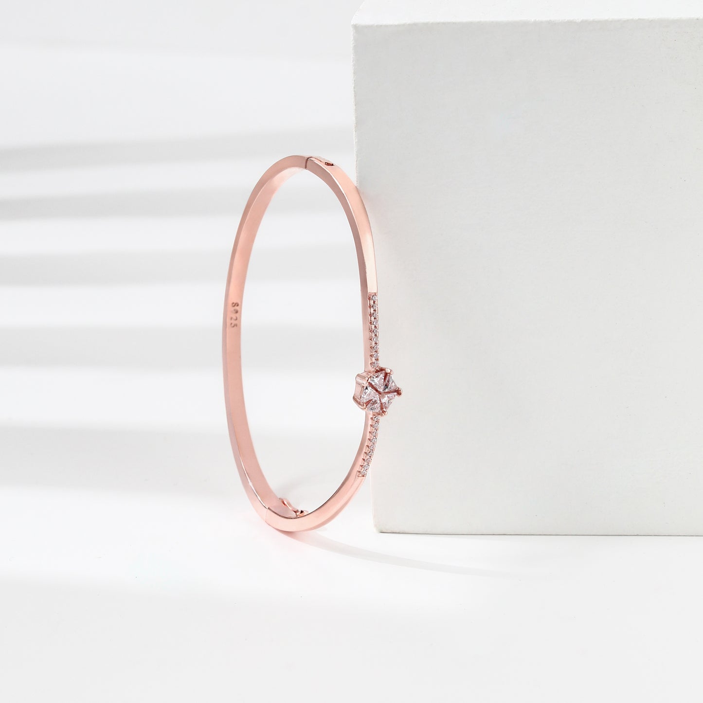 Rose Gold Starburst Bracelet – 925 Sterling Silver