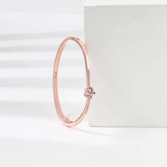 Rose Gold Starburst Bracelet – 925 Sterling Silver