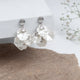 925 Sterling Silver Pearl Petal Cascade Earrings