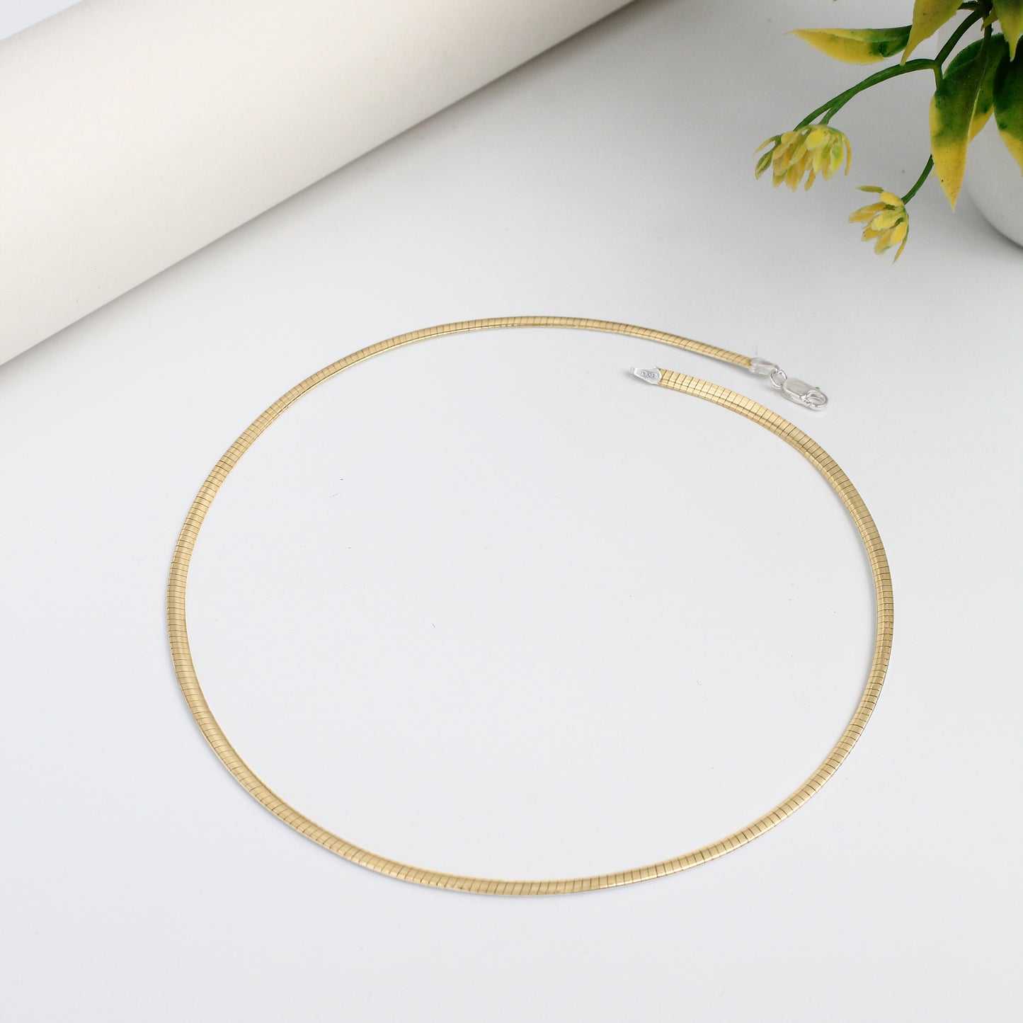 Gold Hasli Chain Necklace – 925 Sterling Silver