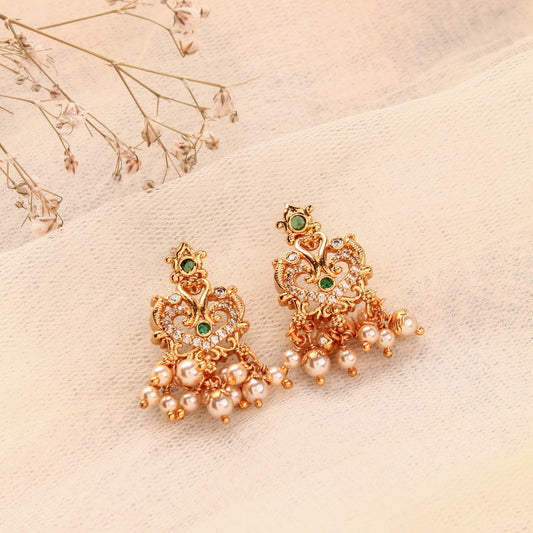 925 Sterling Silver Traditional Pearl Drop Earrings